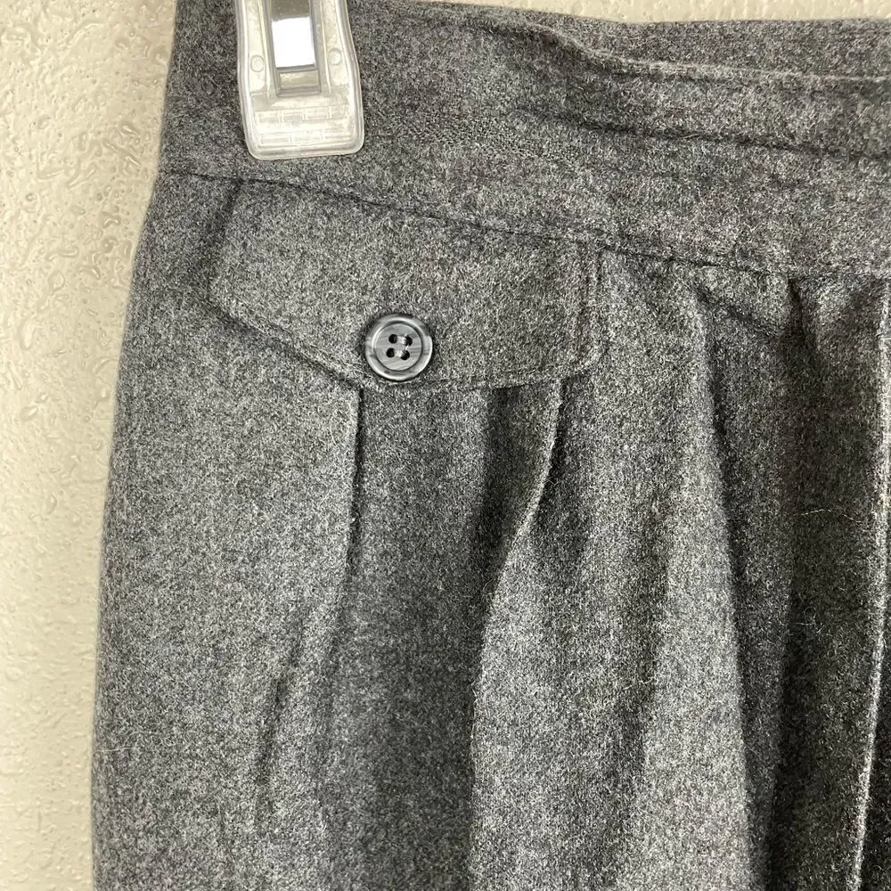 Miss Pendleton Gray Wool Slack Pants Size 10 EUC